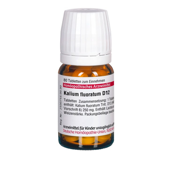 DHU Kalium fluoratum D12 Tabletten, 80 St. Tabletten