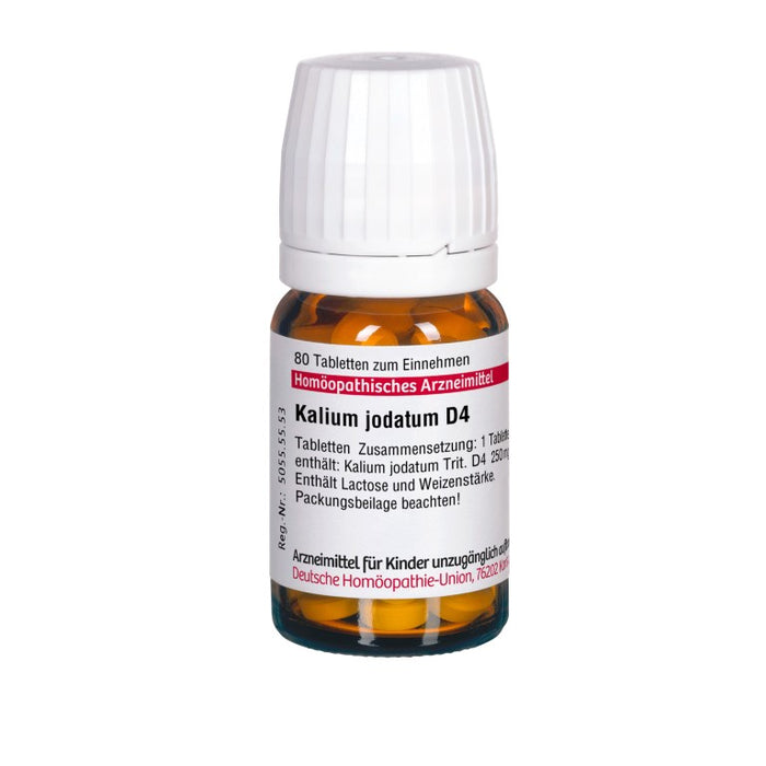 DHU Kalium jodatum D4 Tabletten, 80 St. Tabletten