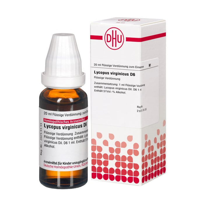 Lycopus virginicus D6 DHU Dilution, 20 ml Lösung