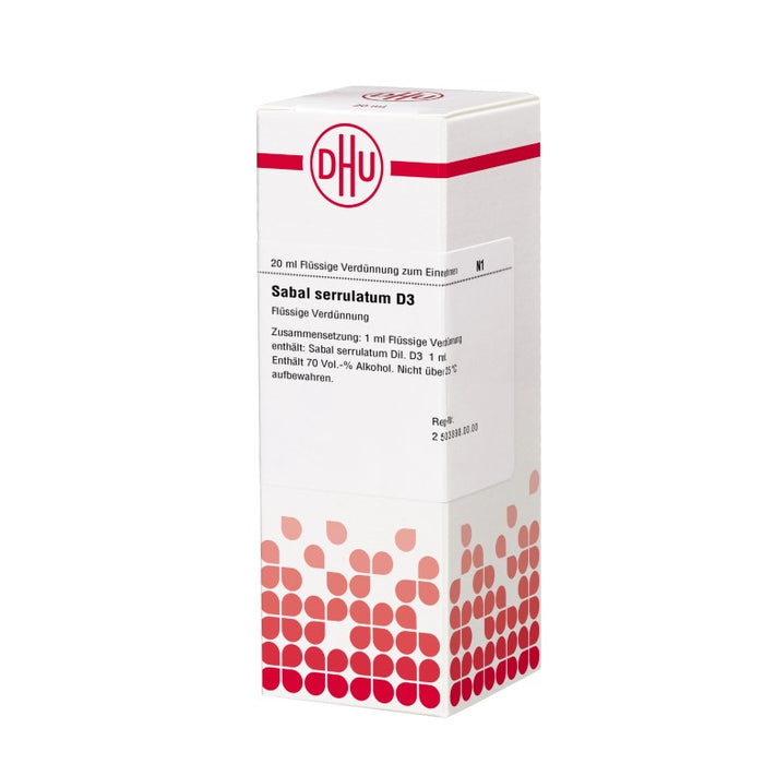 Sabal serrulatum D3 DHU Dilution, 20 ml Lösung