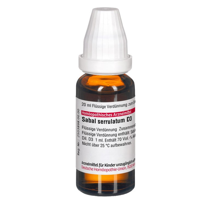 Sabal serrulatum D3 DHU Dilution, 20 ml Lösung
