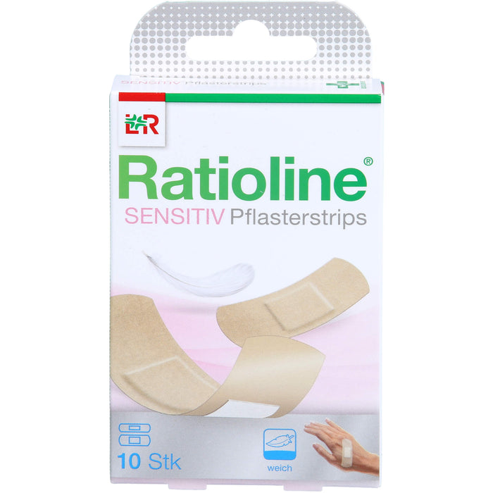 Ratioline sensitive Pflasterstrips 2 Größen, 10 St. Pflaster