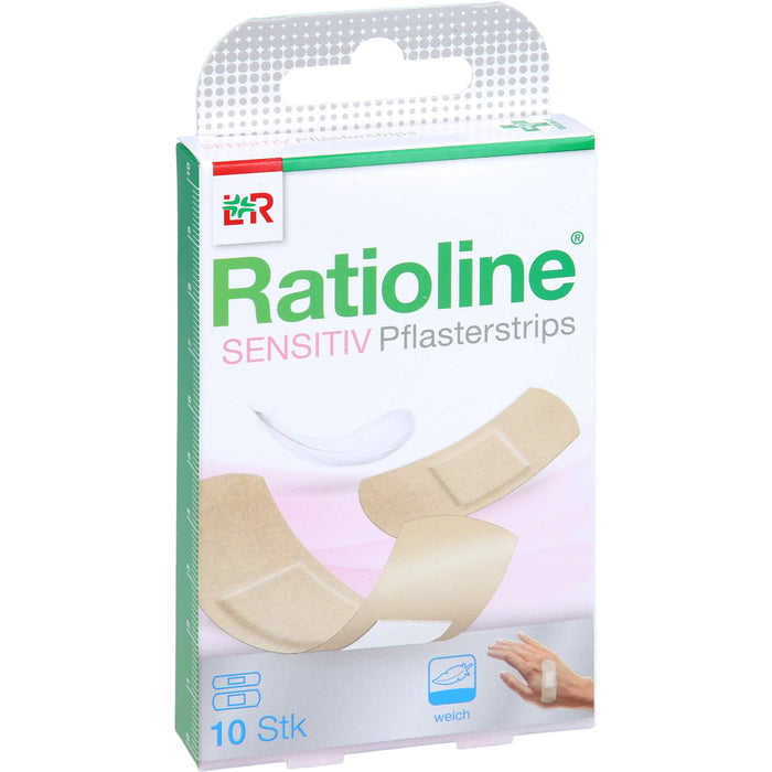 Ratioline sensitive Pflasterstrips 2 Größen, 10 St. Pflaster