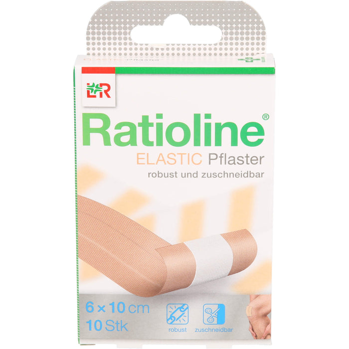 Ratioline elastic Pflaster 6 cm x 10 cm, 1 St. Wundauflagen