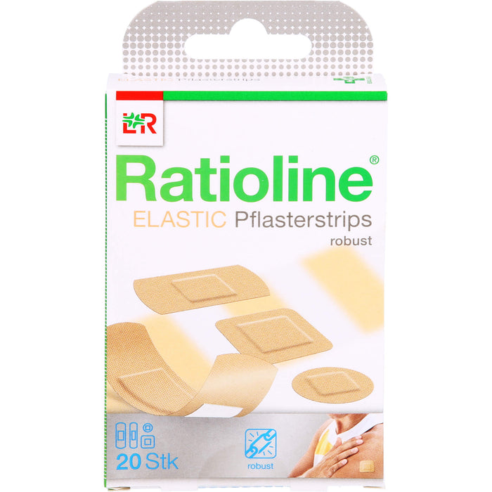 Ratioline Pflasterstrips elastic, 20 St. Pflaster