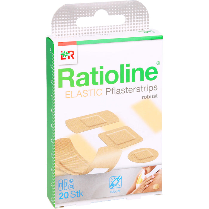 Ratioline Pflasterstrips elastic, 20 St. Pflaster