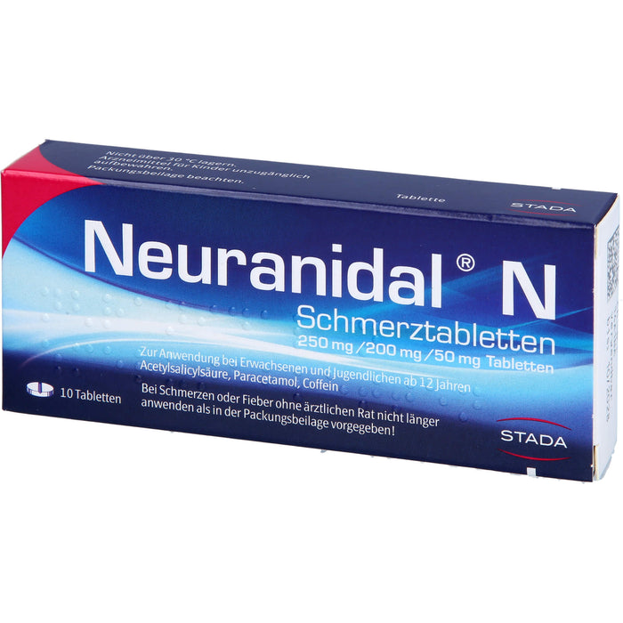 Neuranidal N Schmerztabletten, 10 St. Tabletten