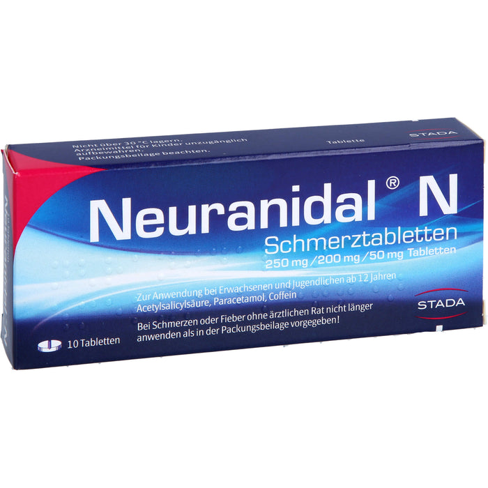 Neuranidal N Schmerztabletten, 10 St. Tabletten
