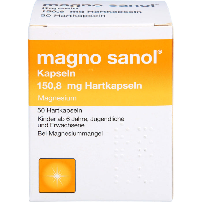 magno sanol Kapseln, 50 St. Kapseln