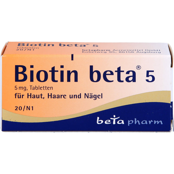 Biotin beta 5 Tabletten, 20.0 St. Tabletten