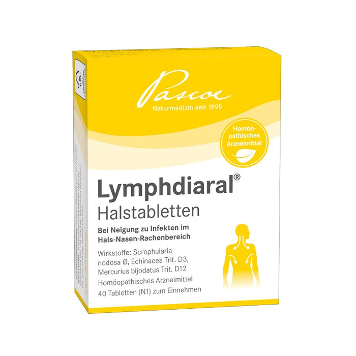 Lymphdiaral® Halstabletten, 40 St. Tabletten