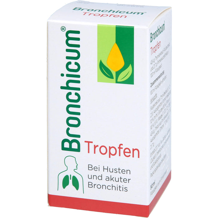 Bronchicum Tropfen bei Husten und akuter Bronchitis, 50 ml Solution