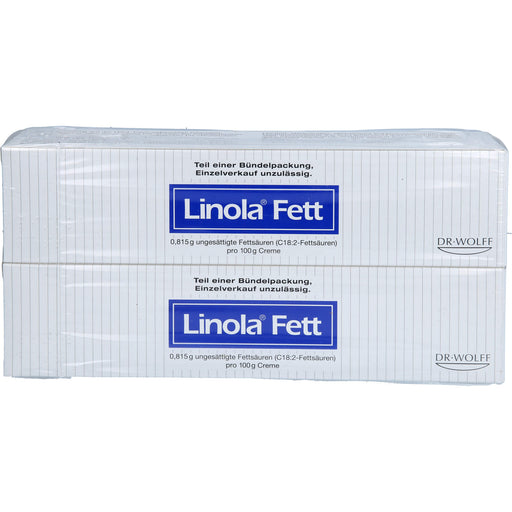 Linola Fett Creme zur Behandlung sehr trockener, rissiger, juckender oder zu Neurodermitis neigender Haut, 500 g Creme
