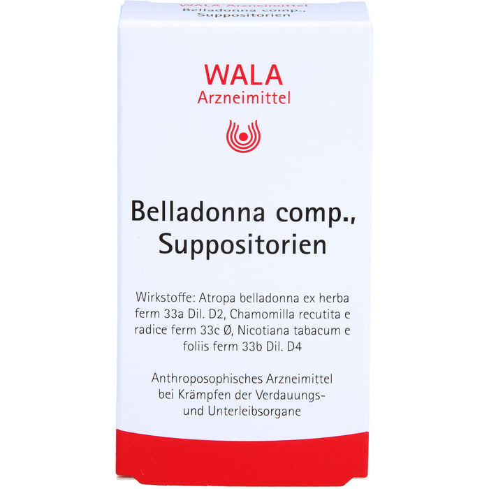 Belladonna comp. Wala Suppositorien, 10 St. Zäpfchen