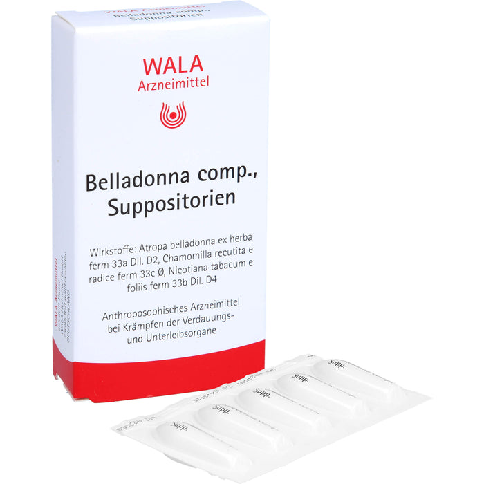 Belladonna comp. Wala Suppositorien, 10X2 g SUP