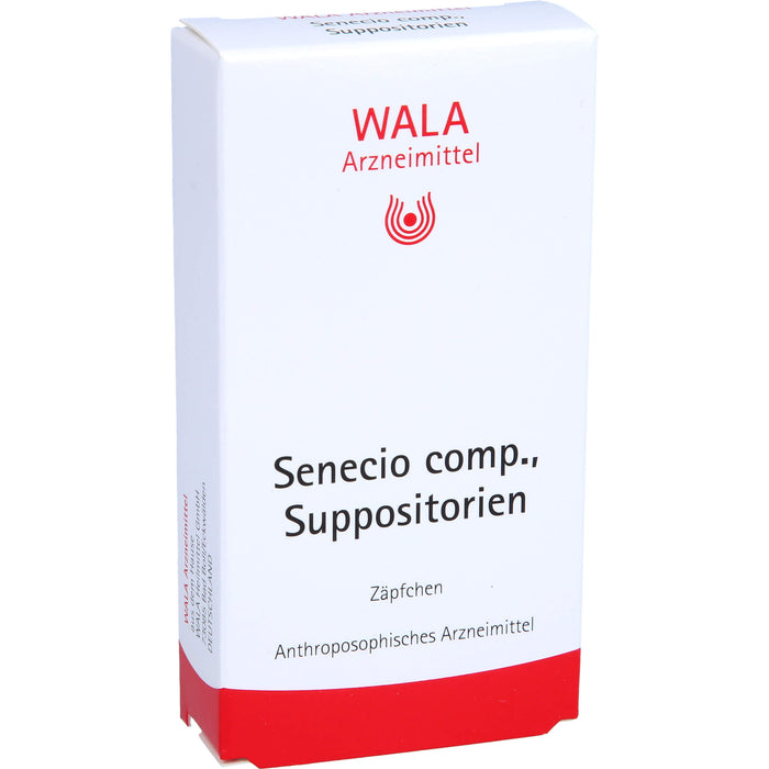 WALA Senecio comp. Zäpfchen, 10 St. Zäpfchen