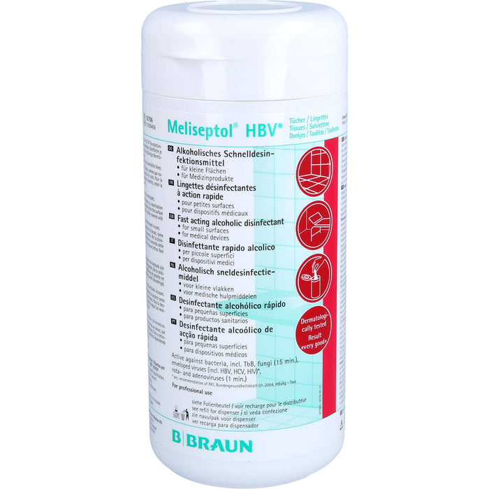 Meliseptol HBV-Tücher, 100 St. Tücher