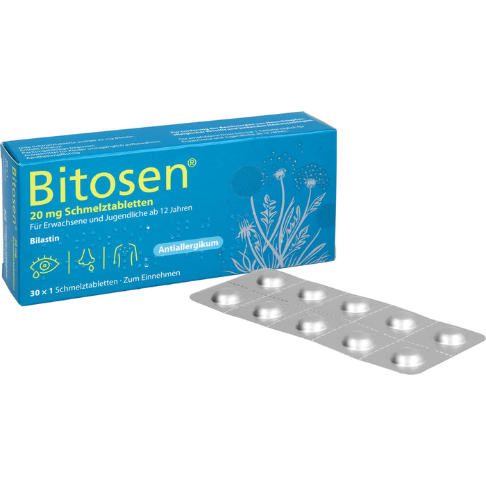 Bitosen 20 mg Schmelztabletten bei Allergien, 30 St. Tabletten