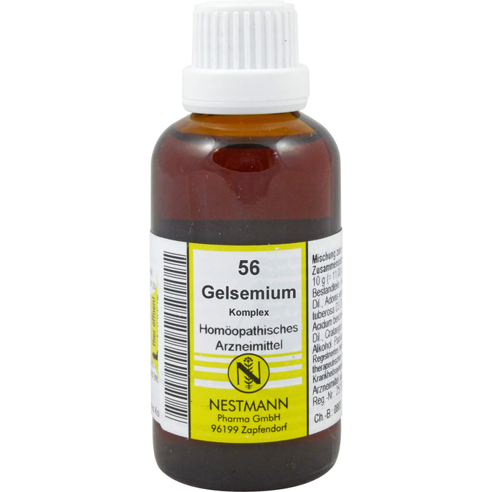 NESTMANN 56 Gelsemium Komplex Mischung, 50 ml Lösung