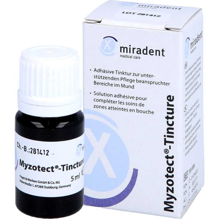 Myzotect Tinktur zur Unterstützung der Wundheilung im Mundraum, 5 ml Lösung