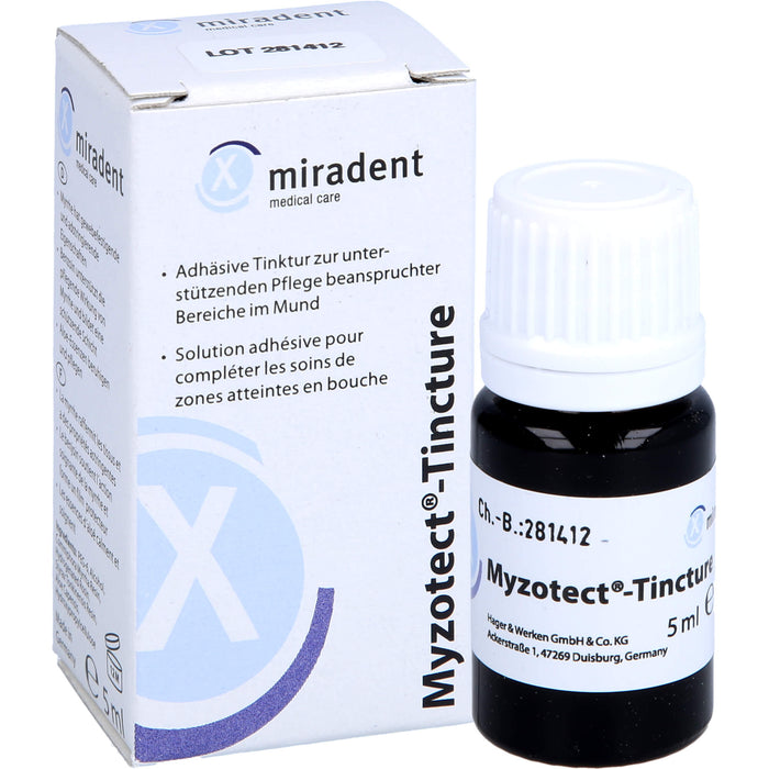 Myzotect Tinktur zur Unterstützung der Wundheilung im Mundraum, 5 ml Lösung