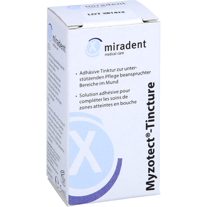 Myzotect Tinktur zur Unterstützung der Wundheilung im Mundraum, 5 ml Lösung