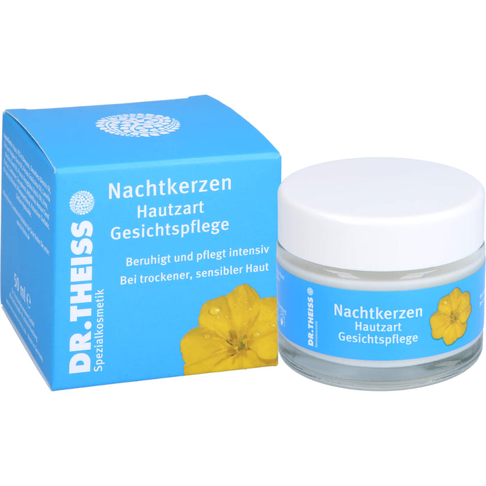Dr.Theiss Nachtkerzen hautzart Gesichtspflege bei trockener, sensibler Haut, 50 g Creme