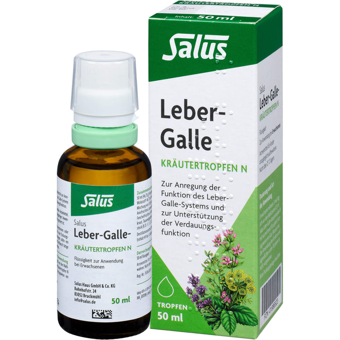 Salus Leber-Galle-Kräutertropfen N, 50 ml Lösung