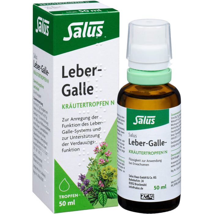 Salus Leber-Galle-Kräutertropfen N, 50 ml Lösung