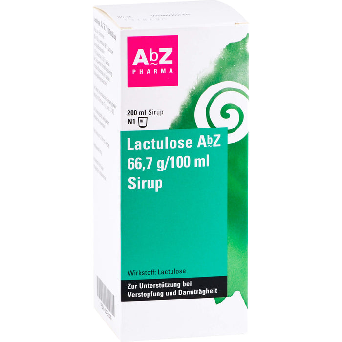Lactulose AbZ 66,7 g/100 ml Sirup, 200 ml Lösung