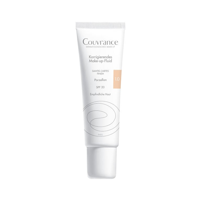 Avène Couvrance Make-up Fluid Porzellan SPF 20, 30 ml Lösung