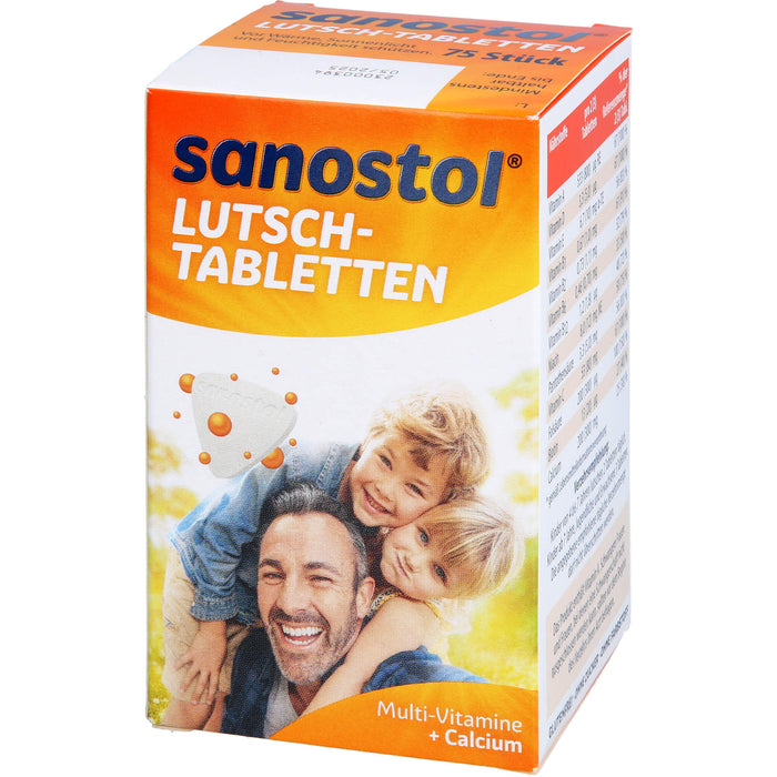 Sanostol Lutsch-Tabletten, 75 St. Tabletten