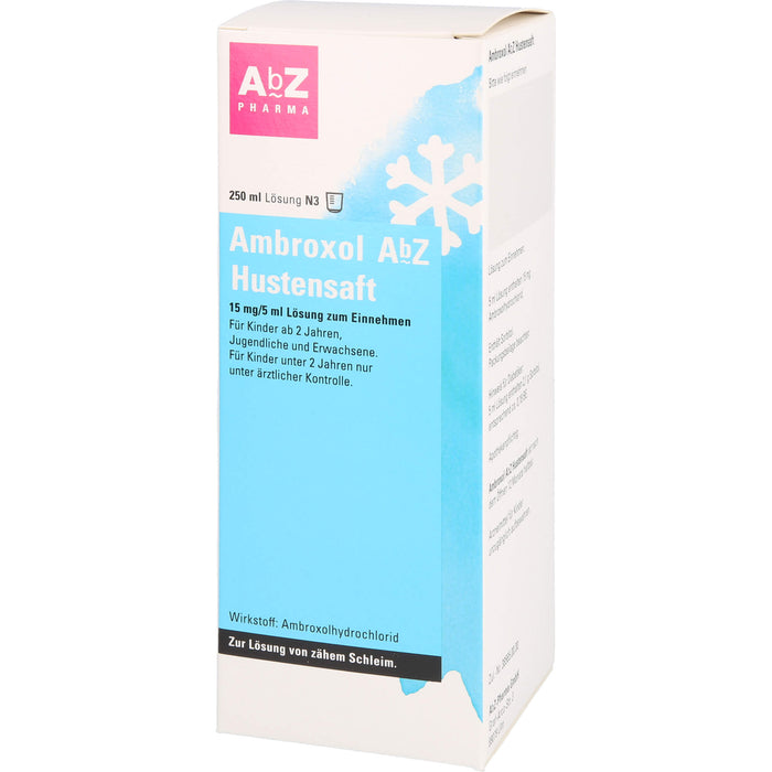 Ambroxol AbZ Hustensaft, 15 mg/5 ml Lösung zum Einnehmen, 250 ml Lösung