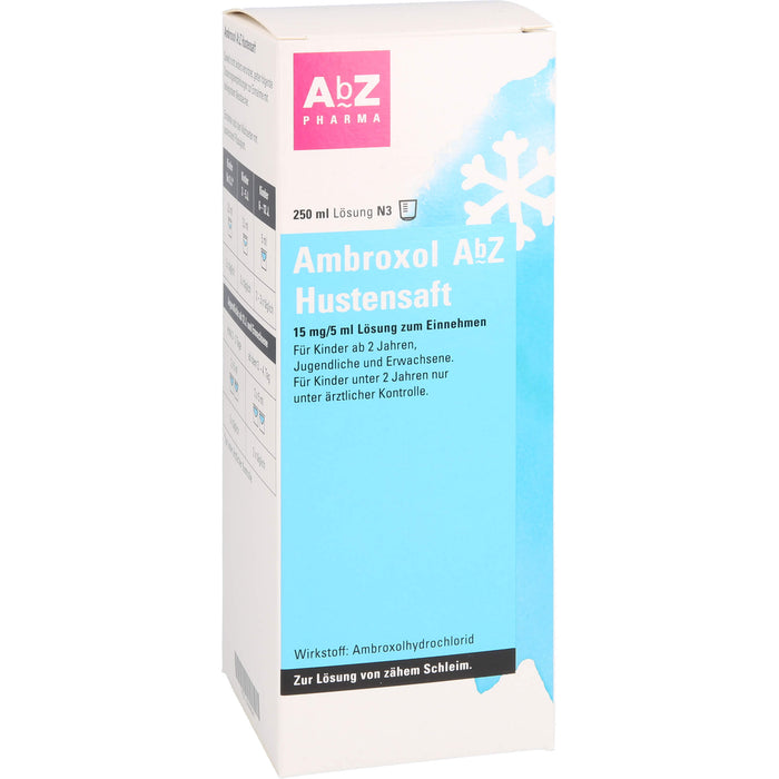 Ambroxol AbZ Hustensaft, 15 mg/5 ml Lösung zum Einnehmen, 250 ml Lösung