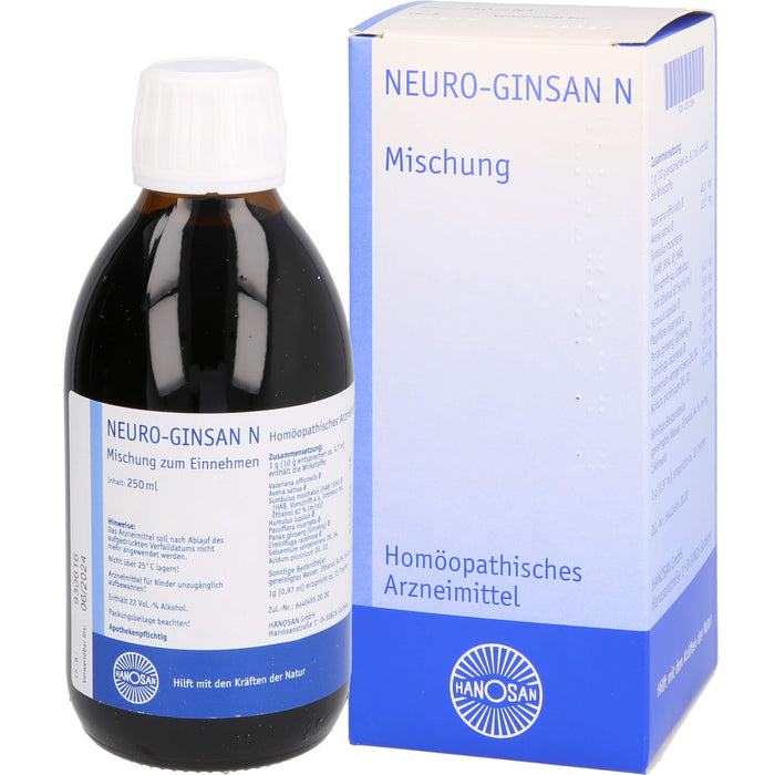 HANOSAN Neuro Ginsan N Mischung, 250 ml Lösung