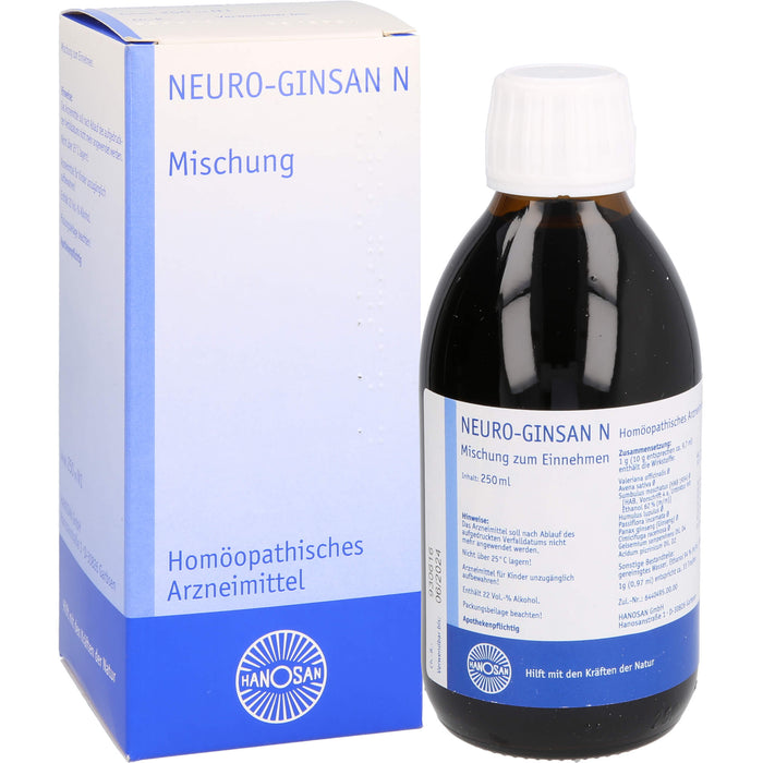 HANOSAN Neuro Ginsan N Mischung, 250 ml Lösung
