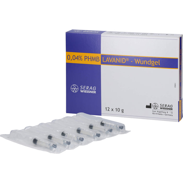 Lavanid Wundgel, 12X10 g GEL