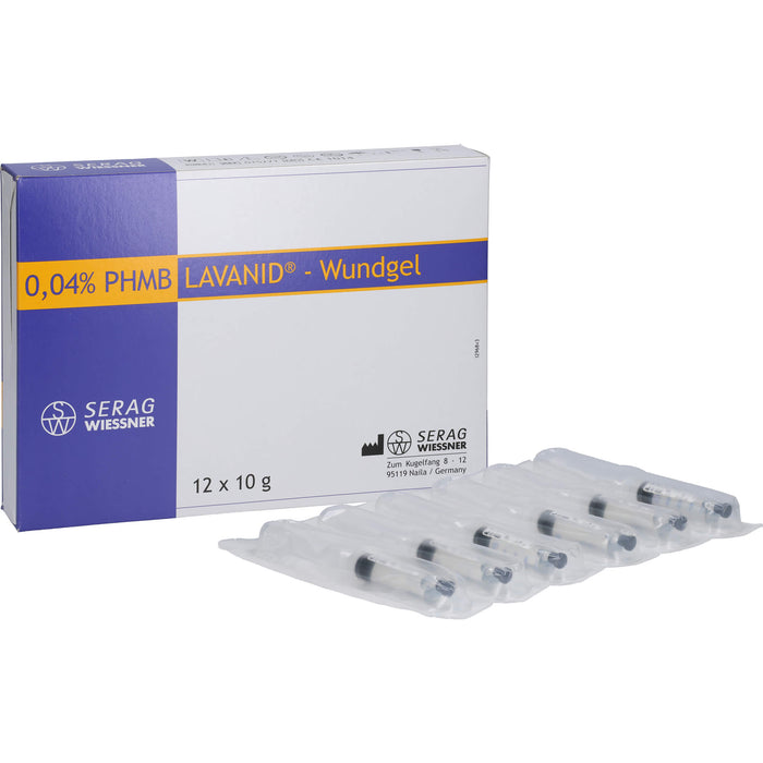 Lavanid Wundgel, 12X10 g GEL