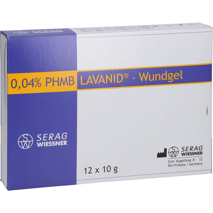 Lavanid Wundgel, 12X10 g GEL