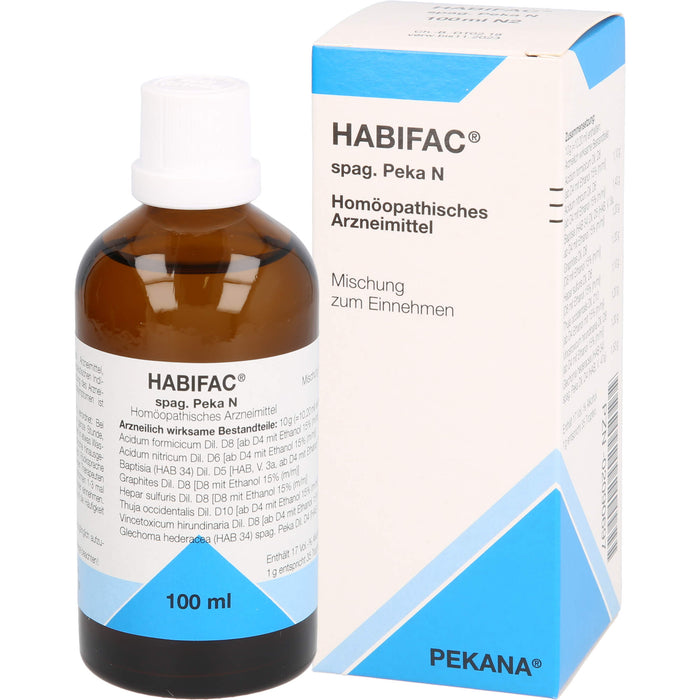 PEKANA Habifac Spag. N Tropfen, 100 ml Lösung