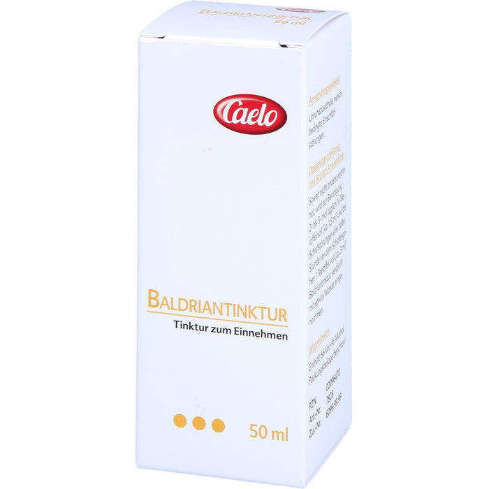 Caelo Baldriantinktur zur Beruhigung bei Einschlafstörungen, 50 ml Lösung
