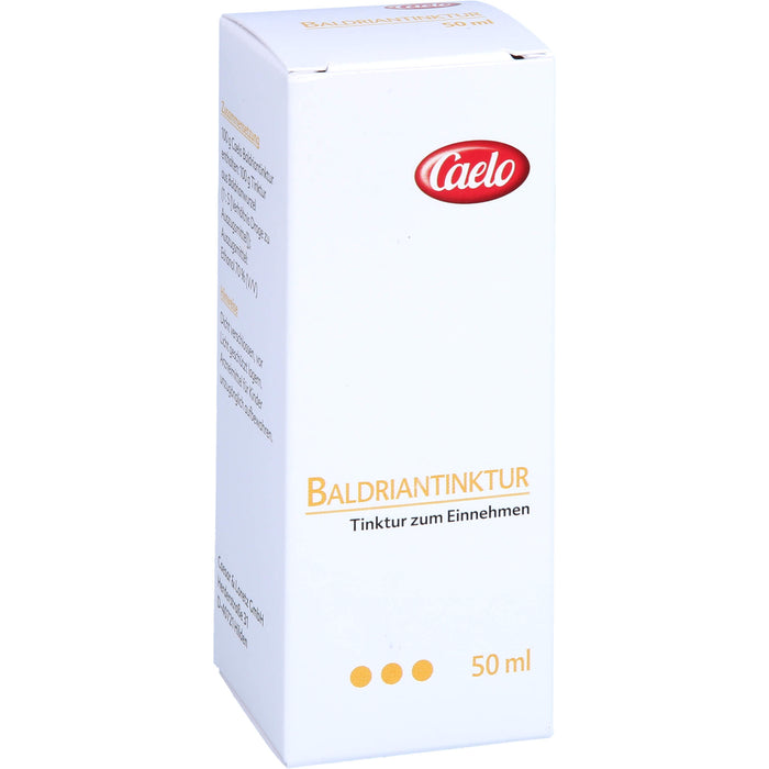 Caelo Baldriantinktur zur Beruhigung bei Einschlafstörungen, 50 ml Lösung