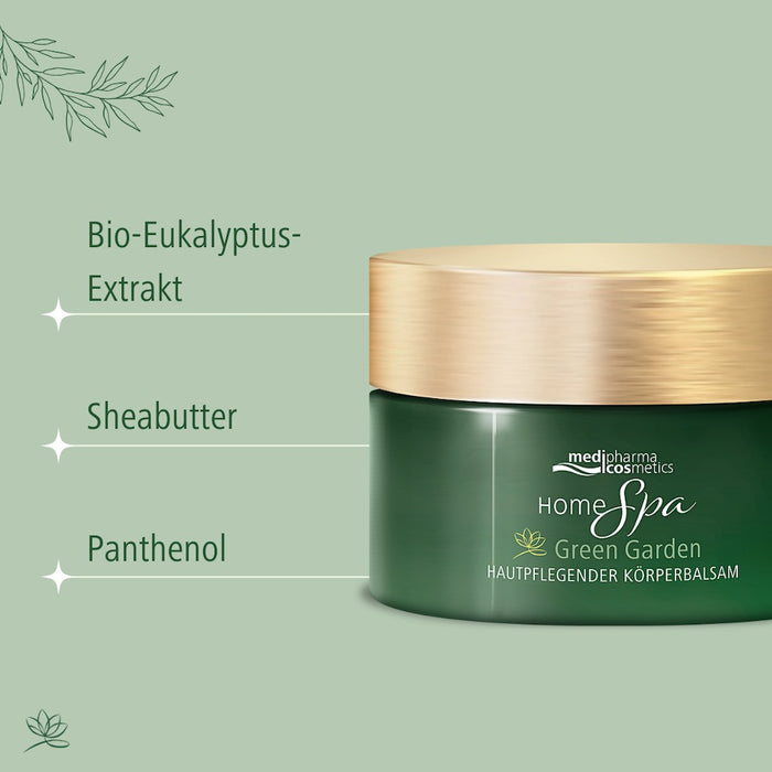 Medipharma Cosmetics Home Spa Green Garden hautpflegender Körperbalsam, 250 ml Balsam