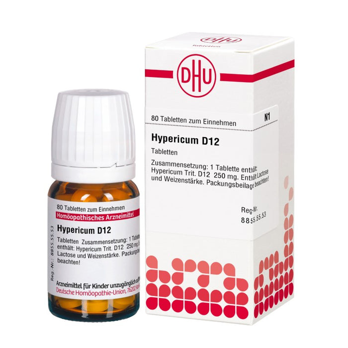 DHU Hypericum D12 Tabletten, 80 St. Tabletten