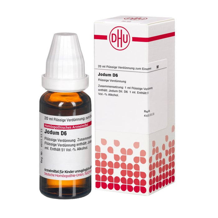 DHU Jodum D6 Dilution, 20 ml Lösung