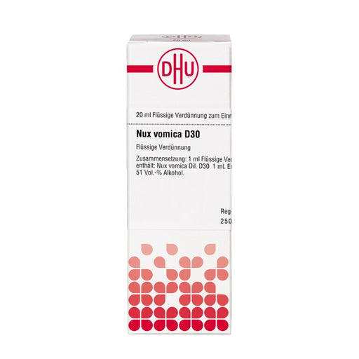 DHU Nux vomica D30 Dilution, 20 ml Lösung