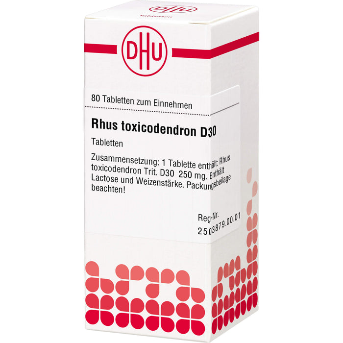 DHU Rhus toxicodendron D30 Tabletten, 80 St. Tabletten