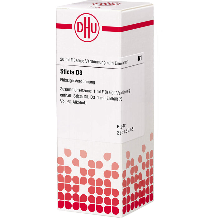 Sticta D3 DHU Dilution, 20 ml Lösung