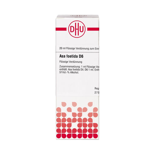 Asa foetida D6 DHU Dilution, 20 ml Lösung