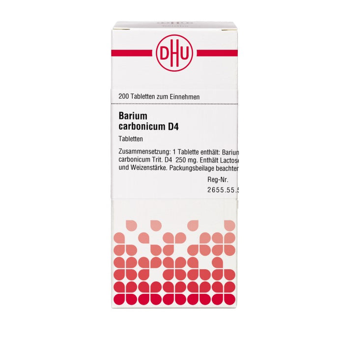 Barium carbonicum D4 DHU Tabletten, 200 St. Tabletten